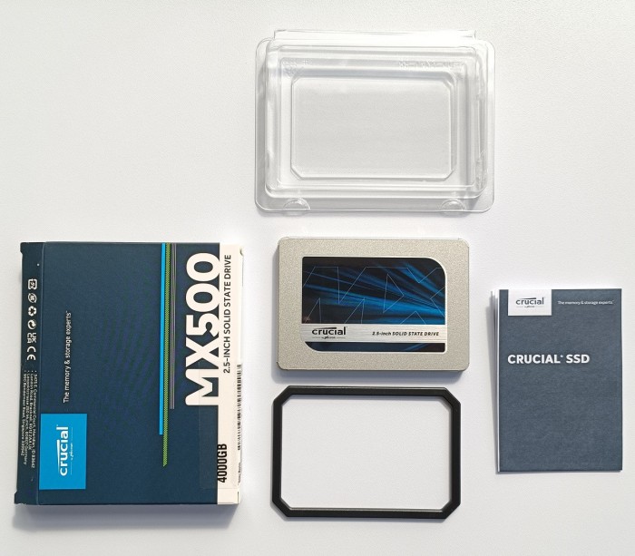 英睿达MX500系列4TBSATA固态硬盘上手体验