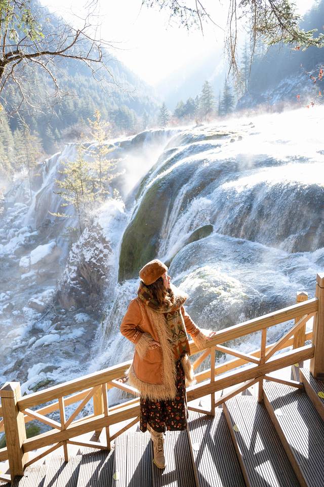 冬日九寨童话世界,九寨沟翠海蓝冰