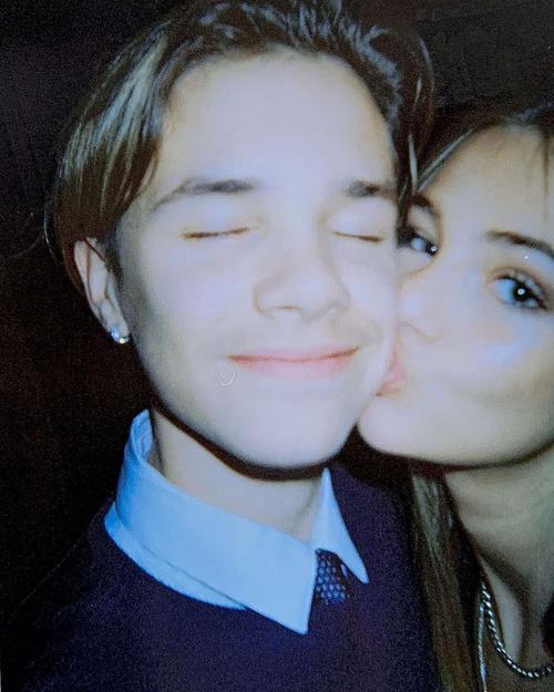 贝克汉姆二儿子恋情疑曝光,贝克汉姆次子罗密欧与女友