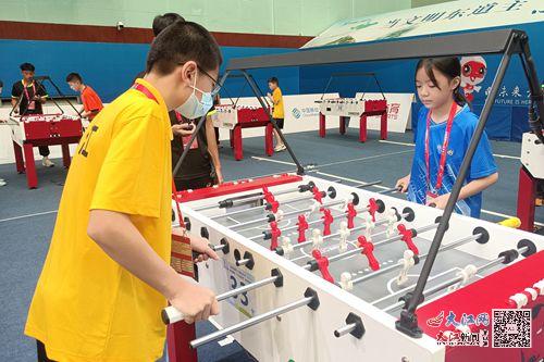 江西省第十六届运动会桌式足球,省青少年足球锦标赛开幕式