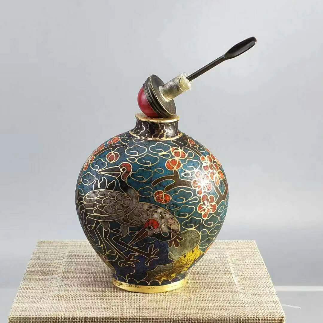 明代景泰蓝鼎,明代掐丝珐琅景泰蓝