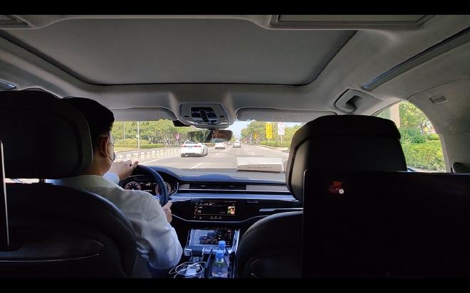 沉浸式体验奥迪a8l夜间试驾,奥迪a8l试驾弹射起步