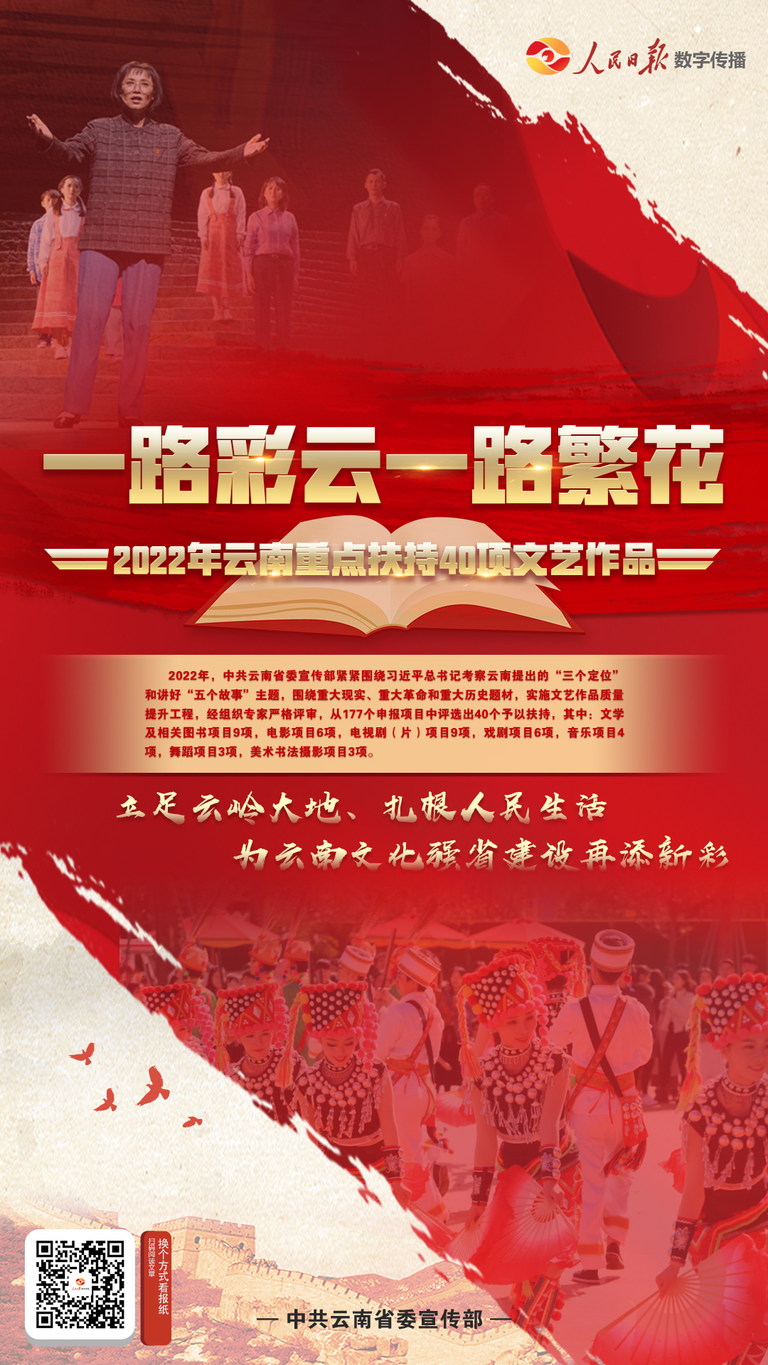 一路彩云一路繁花——2022年云南重点扶持40项文艺精品
