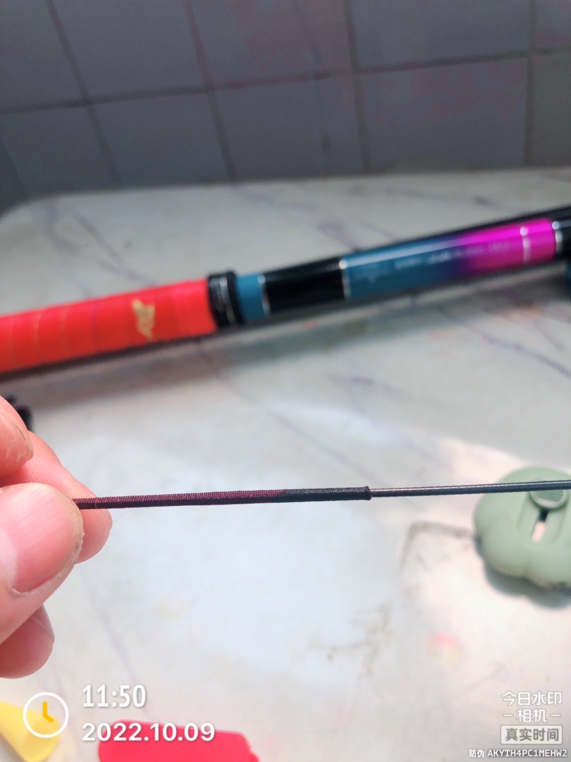 快速换竿稍绳,钓大物主线连接竿稍绑法