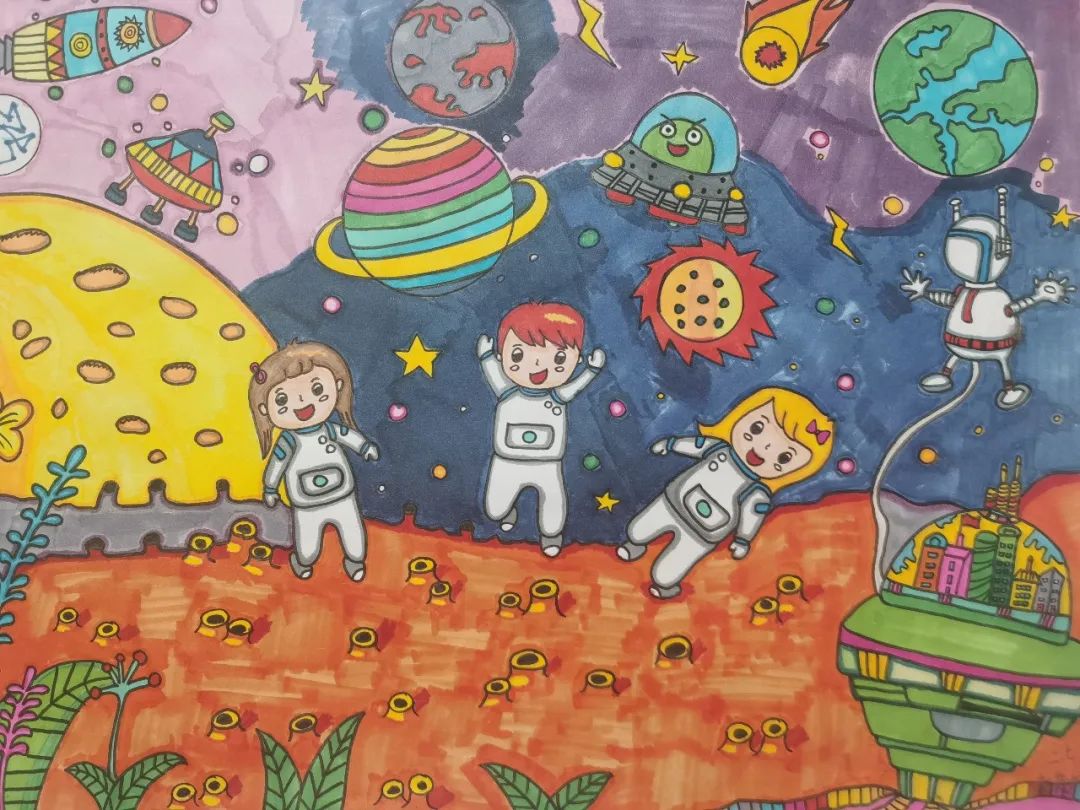 奇妙探索筑梦太空——济南市章丘区汇泉小学观看“天宫课堂”第三课直播活动