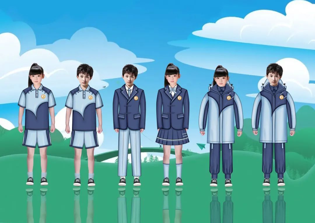 校服设计图简单又漂亮,校服设计中国风设计图