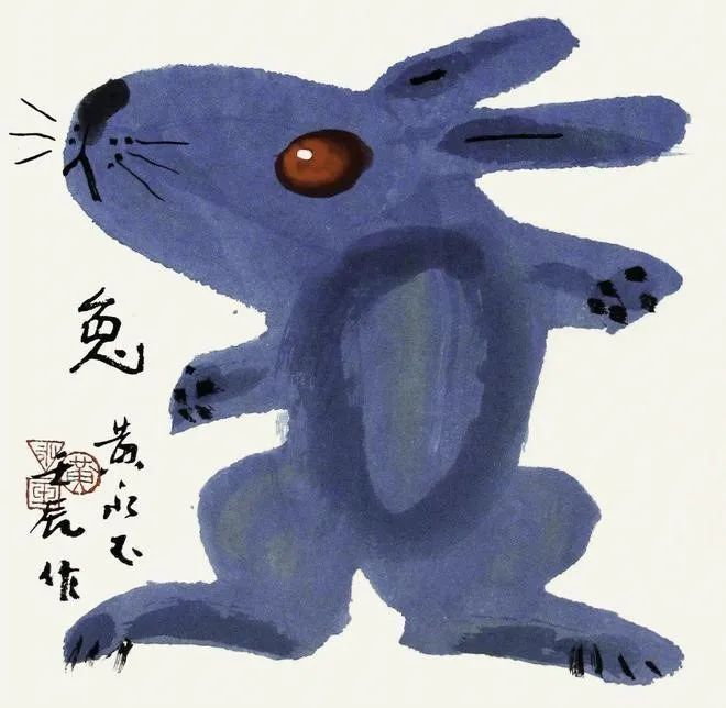 为什么兔年邮票蓝兔子惹争议,兔年邮票蓝兔子真身