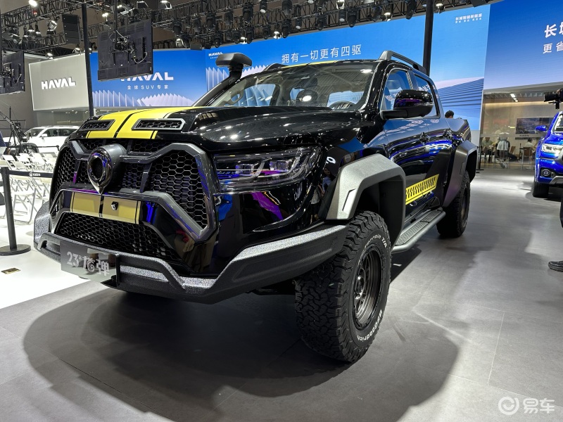 长城炮两门短轴版重庆车展上市,2023款长城炮自动柴油四驱尊享版