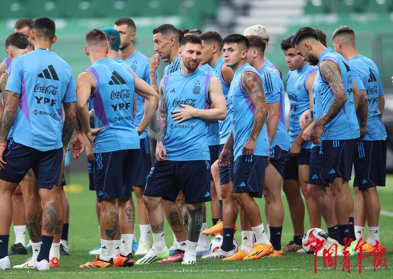 梅西亮相新工体,梅西新工体进球时现场