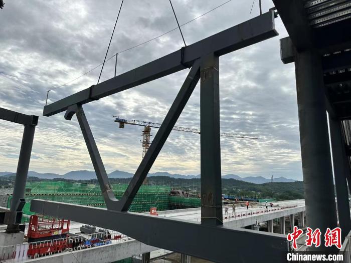 池黄高铁九华山站最新航拍,池黄高铁九华山站进展