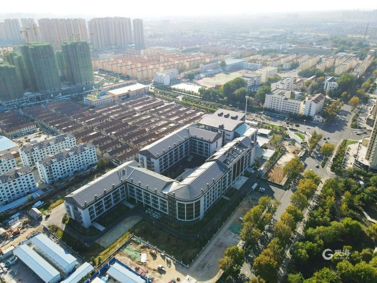 百年老校焕新颜,即墨区新旧校区改造