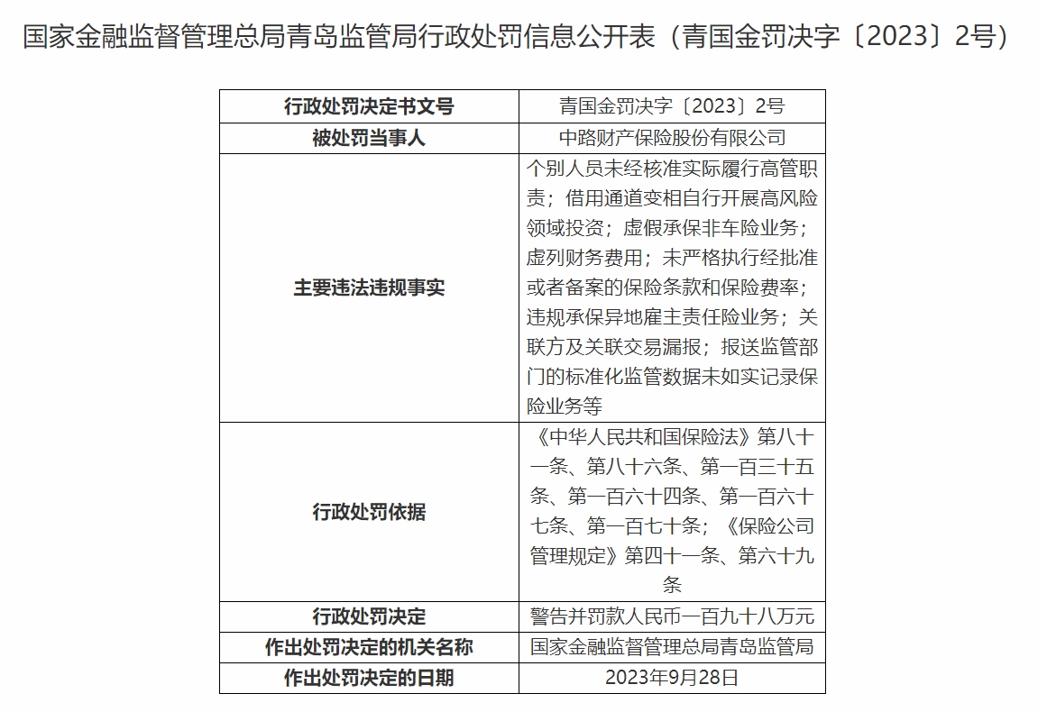 中路财产保险股份有限公司超赔,中路财险股份有限公司唐山